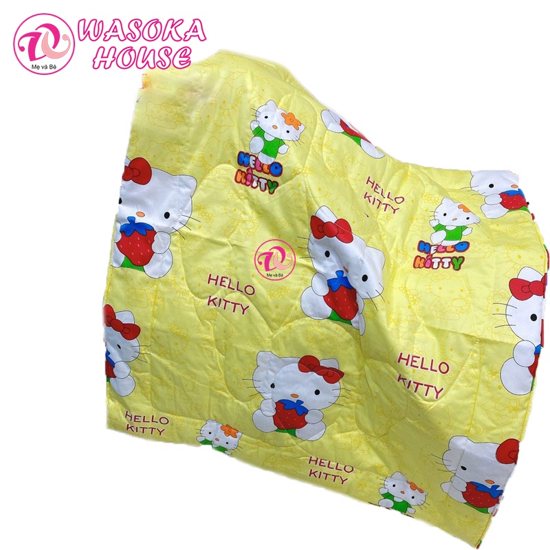 Chăn mền cho bé cotton Thắng Lợi 75x95cm, mềm mát, thấm hút mồ hôi tốt, nhiều họa tiết hoạt hình thân thuộc gần gũi