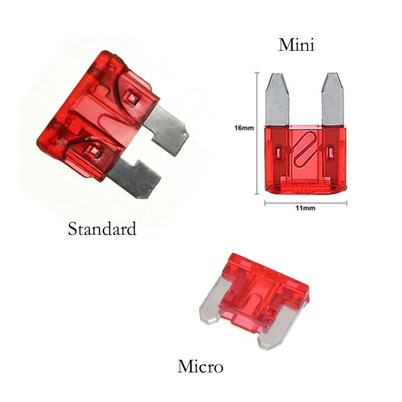 Hộp cầu chì Micro/Mini/Standard ATM APM10A cho xe hơi 12V