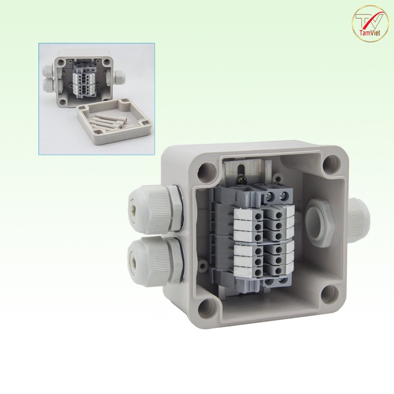 Hộp nối dây điện Tâm Việt, hộp nối điện chống nước 3 ngả IP 65