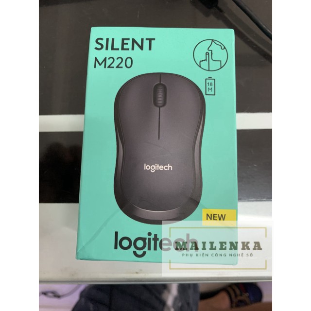 [Chính Hãng] Chuột Không Dây Logitech M220 Silent .