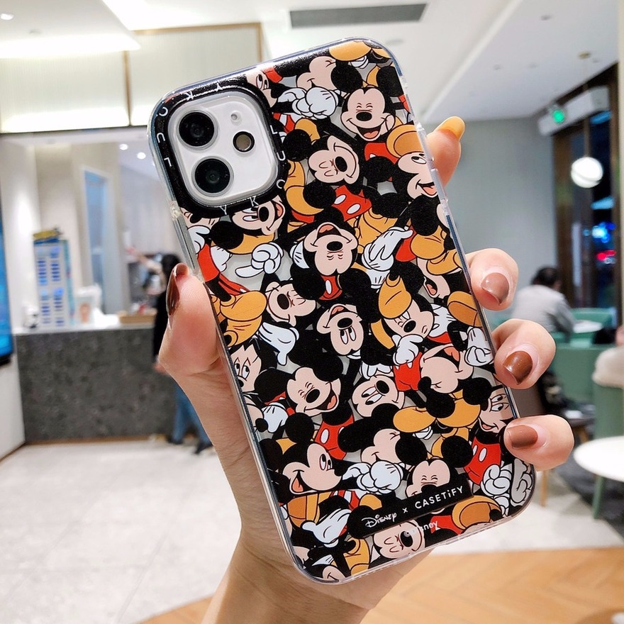 ốp điện thoại Ready Stock Casing Ốp vỏ iPhone 12 Mini 12 11 Pro Max SE 2020 Xs Max XR 6s 8 7 Plus Phone Case Casetify Casetify Cartoon Shockproof Transparent Soft TPU Back Cover