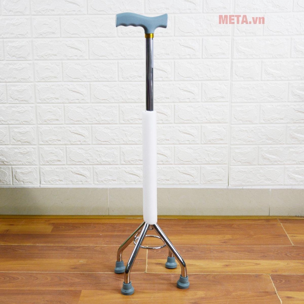 Gậy tập đi 4 chân cao LUCASS b924- b926 -B932 - b934 cho người già, người phục hồi chức năng - Cam kết Chính Hãng