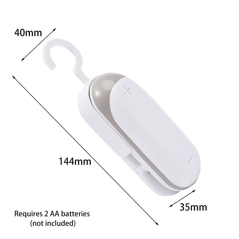 1 Máy Niêm Phong Túi Thực Phẩm Mini Có Móc Tiện Lợi Cho Nhà Bếp