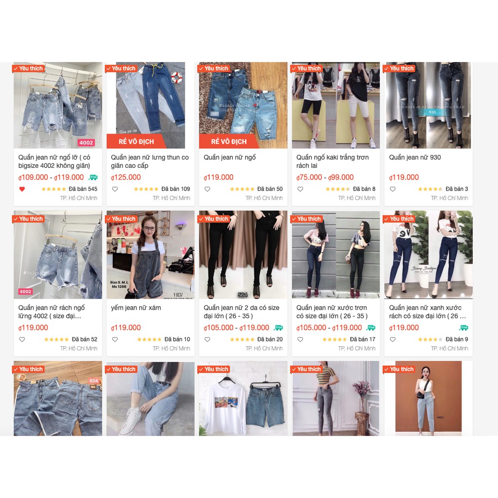 [Mã SKAMAP6 giảm 8% TỐI ĐA 50K đơn250K] ( Xã lỗ ) QUẦN JEAN NAM NỮ LẺ SIZE LỖ VỐN ( MỚI 100% 0 LỖI, BAO ĐỔI ) | BigBuy360 - bigbuy360.vn