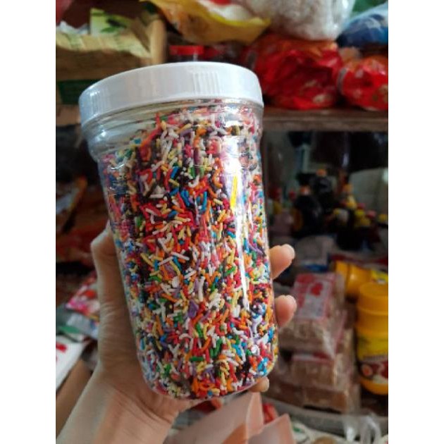 Hộp 500g cốm màu trang trí bánh