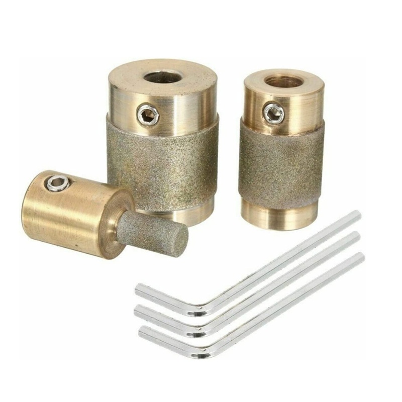 Mũi Mài Kính / Kim Cương Bằng Đồng Thau 3 Kích Cỡ 1 3 / 4 1 / 4 Inch