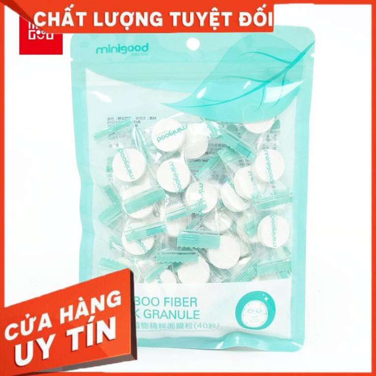 HÀNG SIÊU RẺ Mặt nạ nén sợi tre (40 viên) Minigood