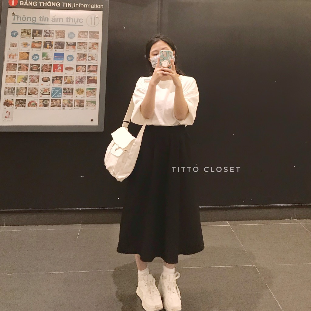 Chân Váy Dài Long Shirt Đũi Trơn (Ảnh thật) | BigBuy360 - bigbuy360.vn
