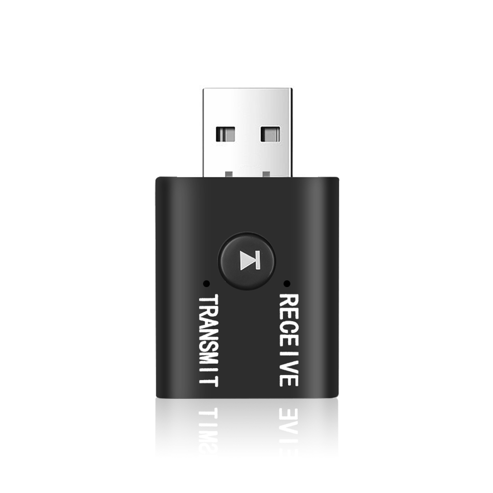 Bộ thu phát âm thanh Bluetooth 5.0 không dây cổng USB 3.5mm cho ô tô