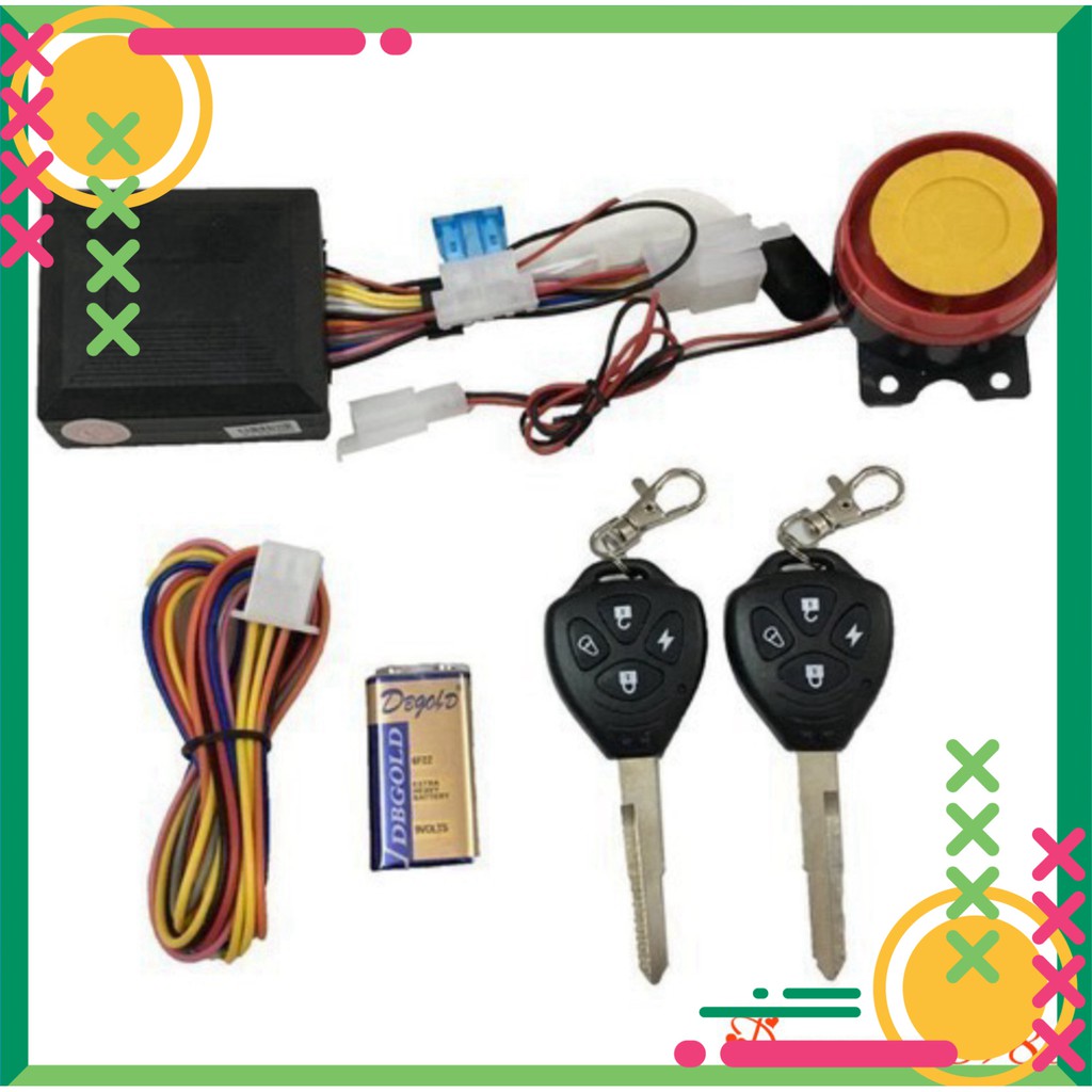 [FREE SHIP] 💥[Mua 1 tặng 1]💥 Bộ khóa chống trộm xe máy thông minh Motorcycle Alarm System BẢO HÀNH 1 NĂM+ Tặng móc Khó