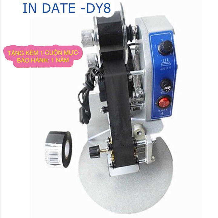 Máy in date hạn sử dụng dập tay DY8