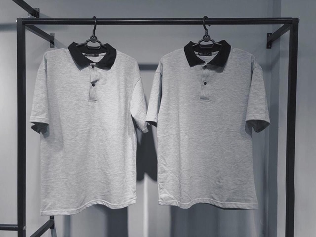 POLO MIX UNISEX HÌNH THẬT/ÁO THUN CỔ TAY LỞ