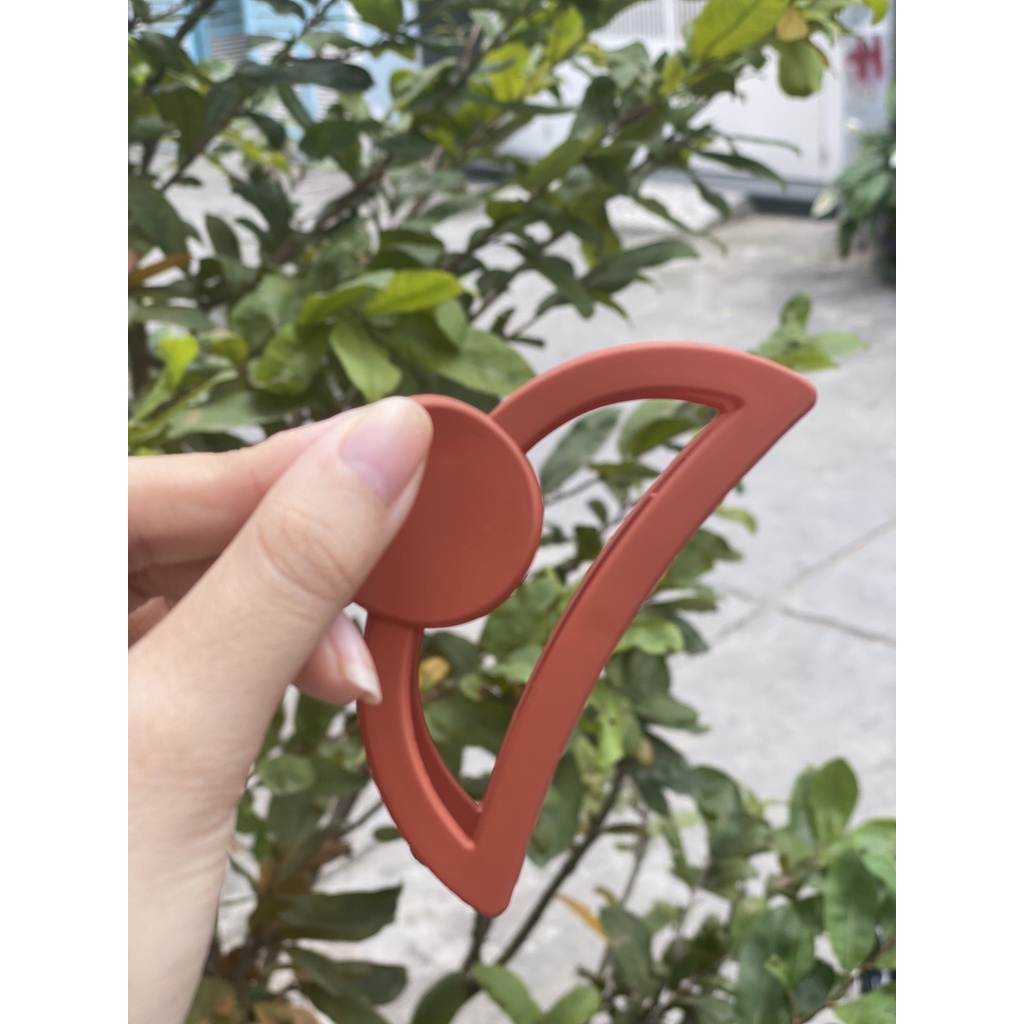 Kep tóc nhựa nữ phong cách mới, kẹp càng cua màu sắc dễ thương