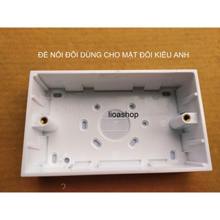 ĐÉ ÂM ĐÔI - ĐẾ NỔI ĐÔI LIOA CHO MẶT ĐÔI KIỂU ANH.