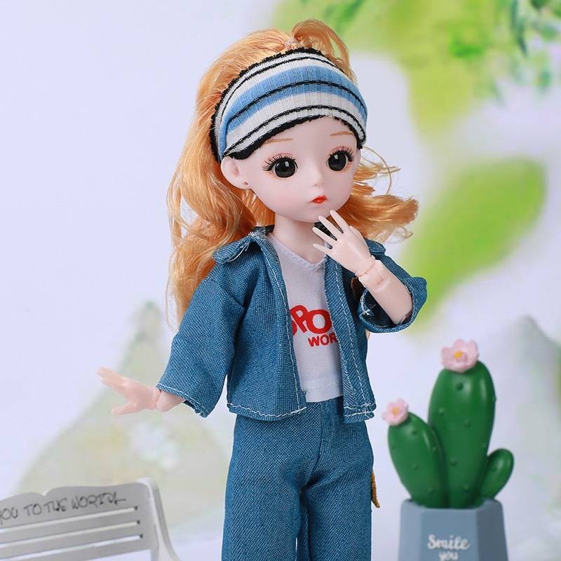 Đồ chơi trẻ em Bộ đồ chơi búp bê Barbie 30cm búp bê hóa trang bộ đồ chơi công chúa