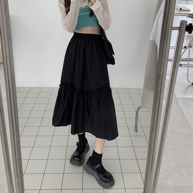 Chân Váy Chữ A Dài Lưng Cao Thời Trang Xuân Hè Cho Nữ