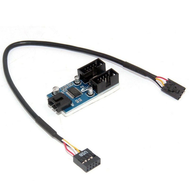 9Pin Motherboard Header To Dual 9-Pin Male Usb Extension Cable | BigBuy360 - bigbuy360.vn