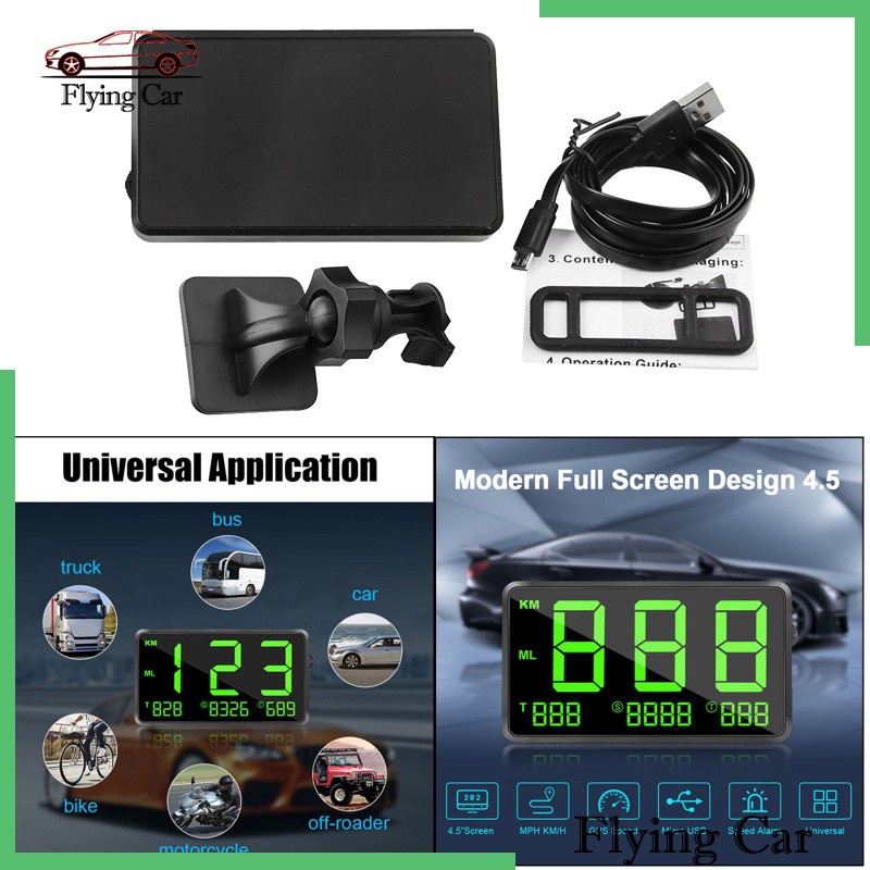 [giá giới hạn] HUD Head Up Display Compatible with All Cars, Trucks, Bikes, & Motorcycles