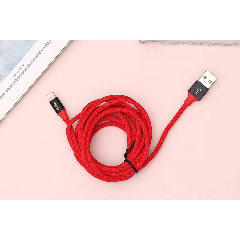 ️🔥CHÍNH HÃNG🔥Cáp Lightning 2m eValu LTL-04 💦LIKE NEW 99%