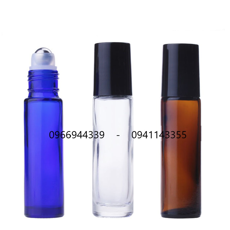 [MỚI VỀ] Chai thủy tinh bi lăn 5ml 10ml cao cấp chiết nước hoa tinh dầu Roller Ball Colorful | Thế Giới Skin Care
