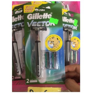 Lưỡi dao cạo râu Gillette Vector kèm 2 lưỡi