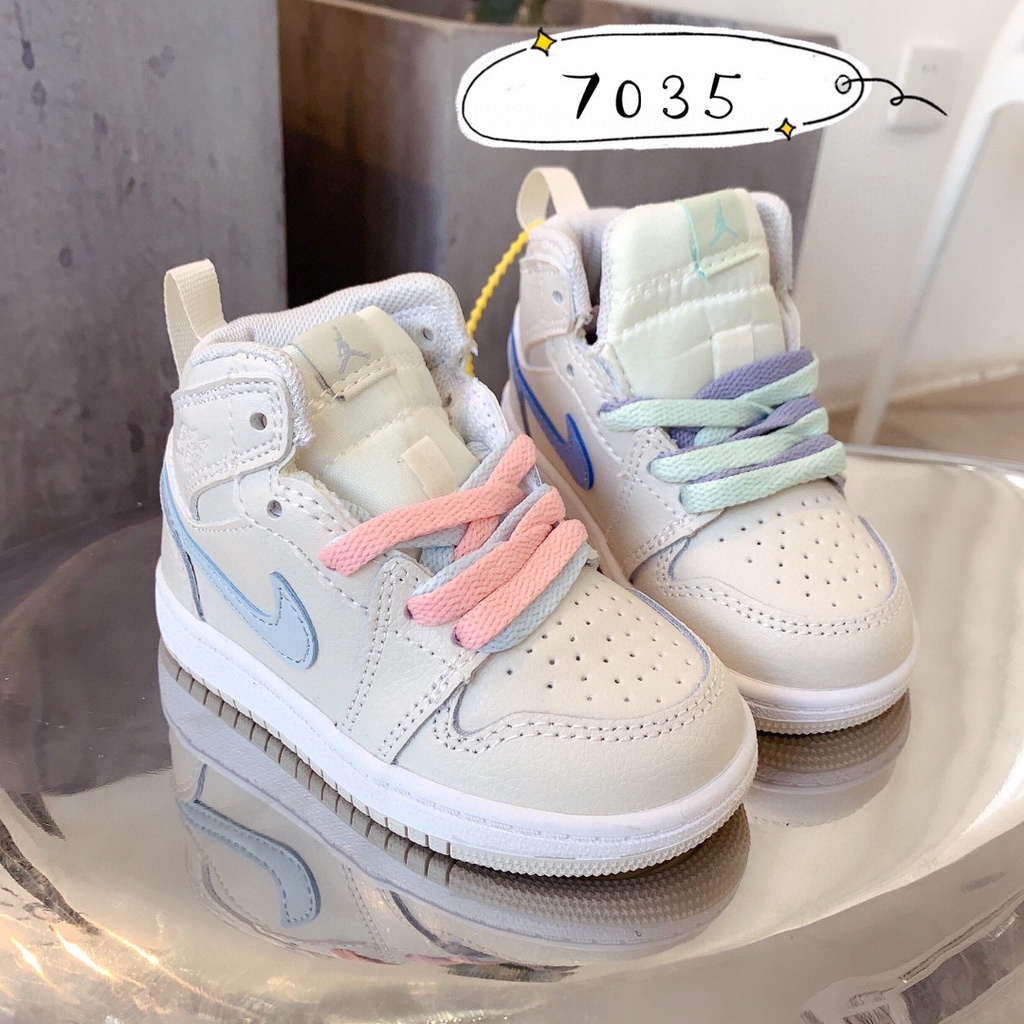 Giày Thể Thao Air Jordan1 AJ1 Thế Hệ 1 1-254* Có Sẵn Cho Bé