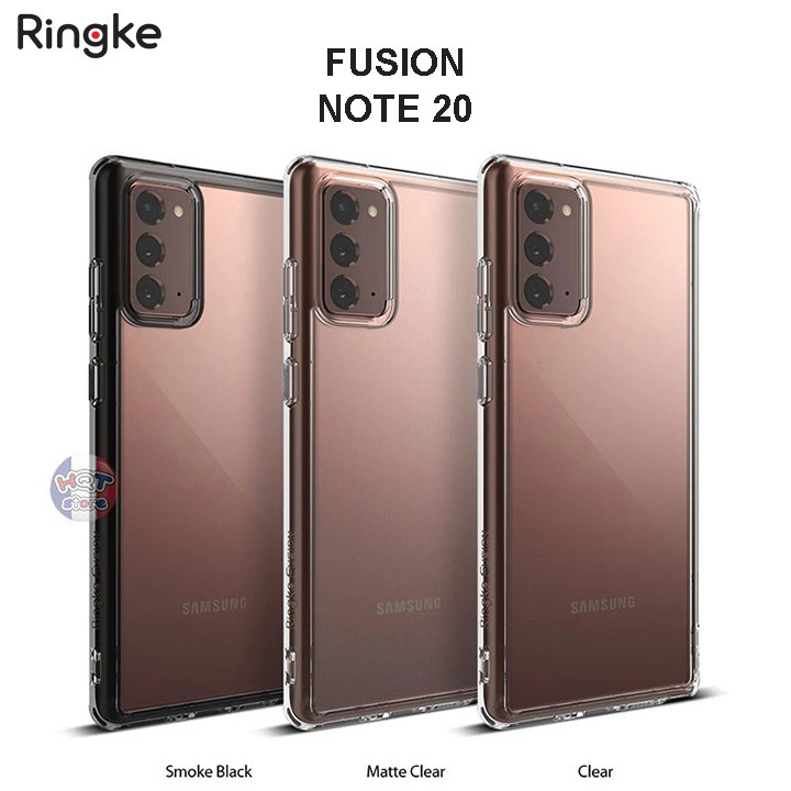 [Mã SKAMA06 giảm 8% đơn 250k]Ốp lưng chống sốc Ringke Fusion cho Note 20 chính hãng - Hàng nhập khẩu