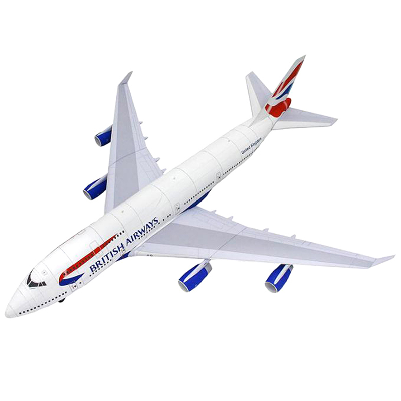 Mô Hình Máy Bay Boeing 747 3d Tỉ Lệ 1: 144
