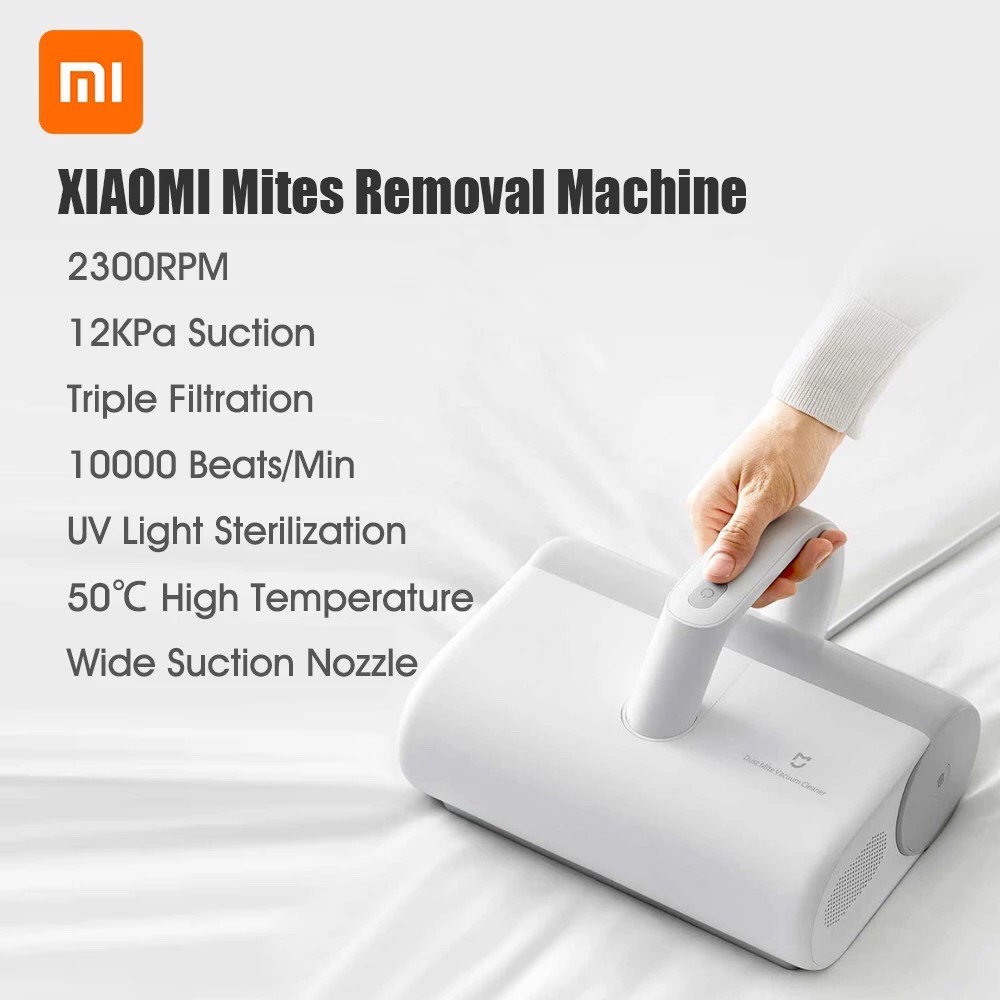 Máy Hút Bụi Giường Đệm Diệt Khuẩn UV Xiaomi Mijia Mite Removal 12kPa MJCMY01DY Chính hãng cao cấp