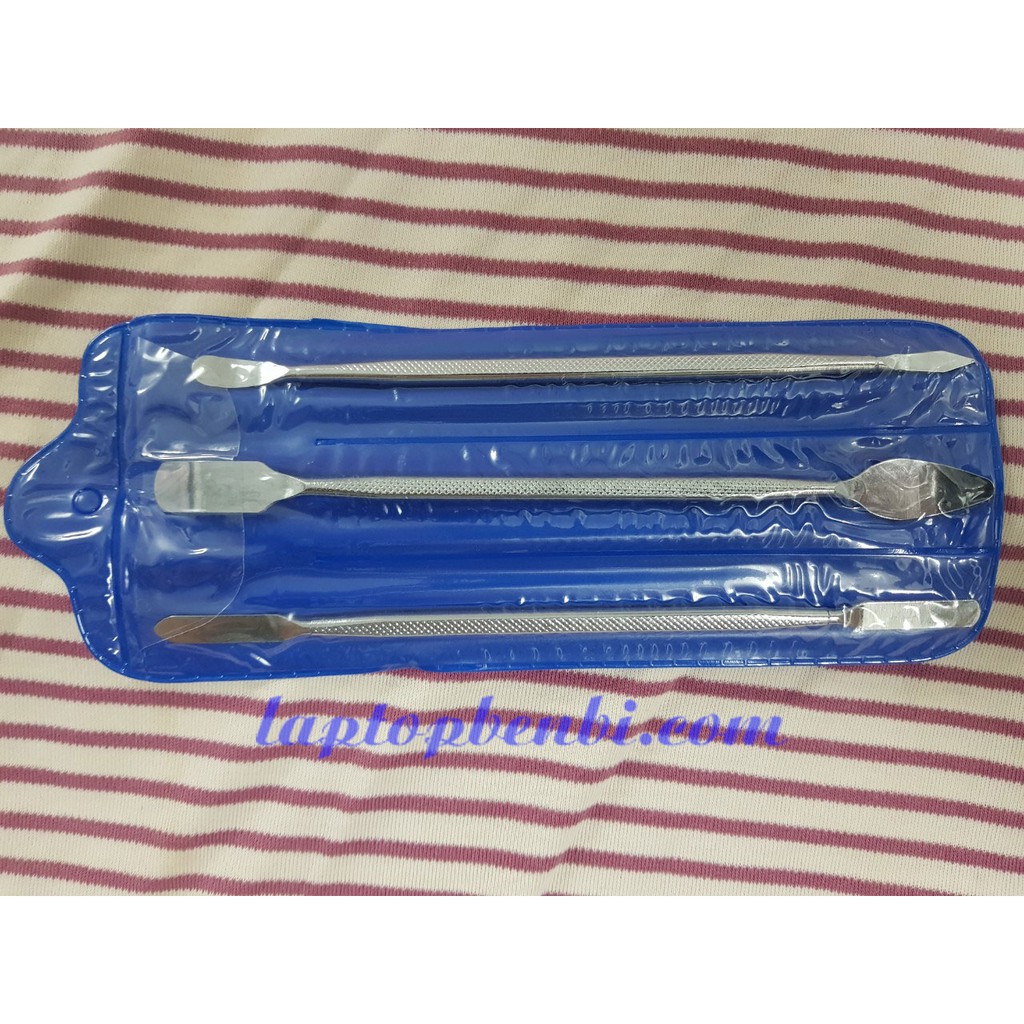 Bộ 3 cây nạy inox mở điện thoại, máy tính bảng, laptop