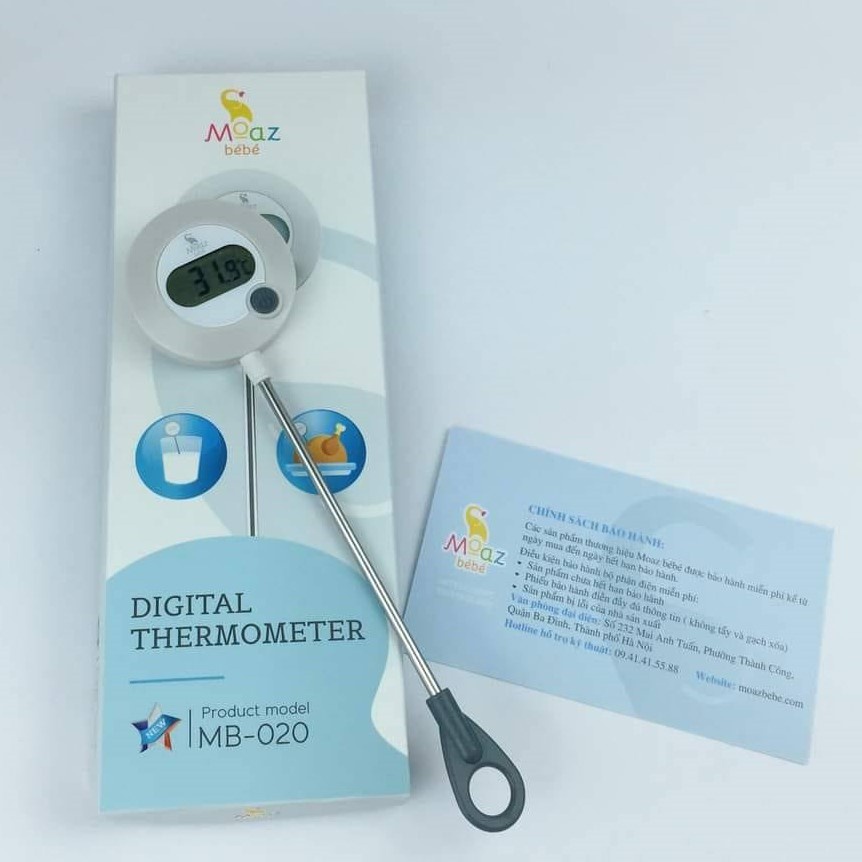 Nhiệt Kế Đo Sữa Moaz Bébé MB-020