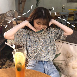 Áo thun nữ ngắn tay cổ tròn