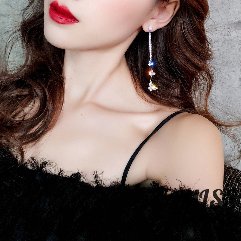 Khuyên tai nữ kiểu dáng thời trang phong cách Hàn Quốc