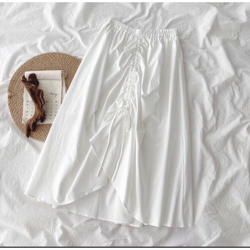 Chân váy rút dây from rộng phong cách style  mặc được nhiều kiểu B.C