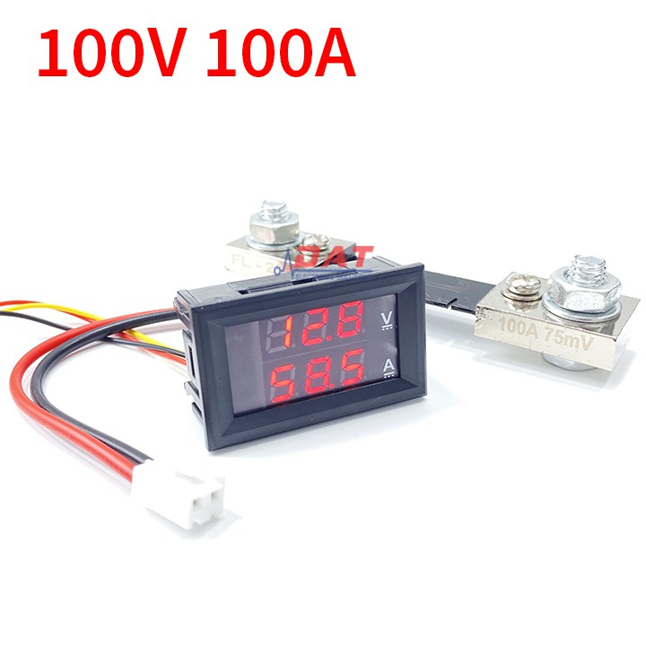 Đồng hồ đo áp và dòng DC - 100A