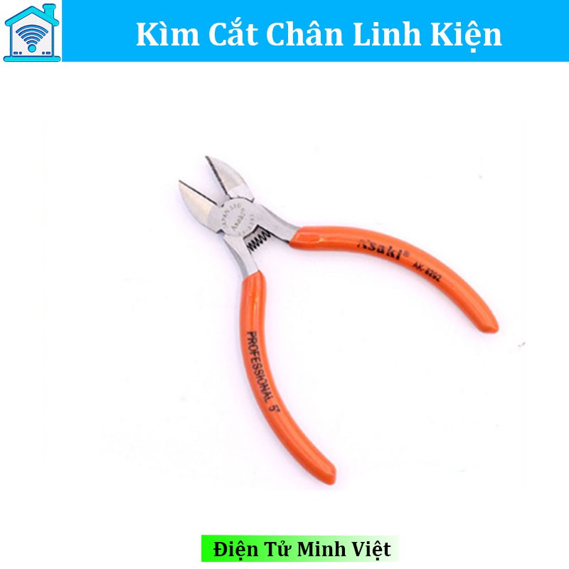 Kìm Cắt Chân Linh Kiện Asaki 125mm