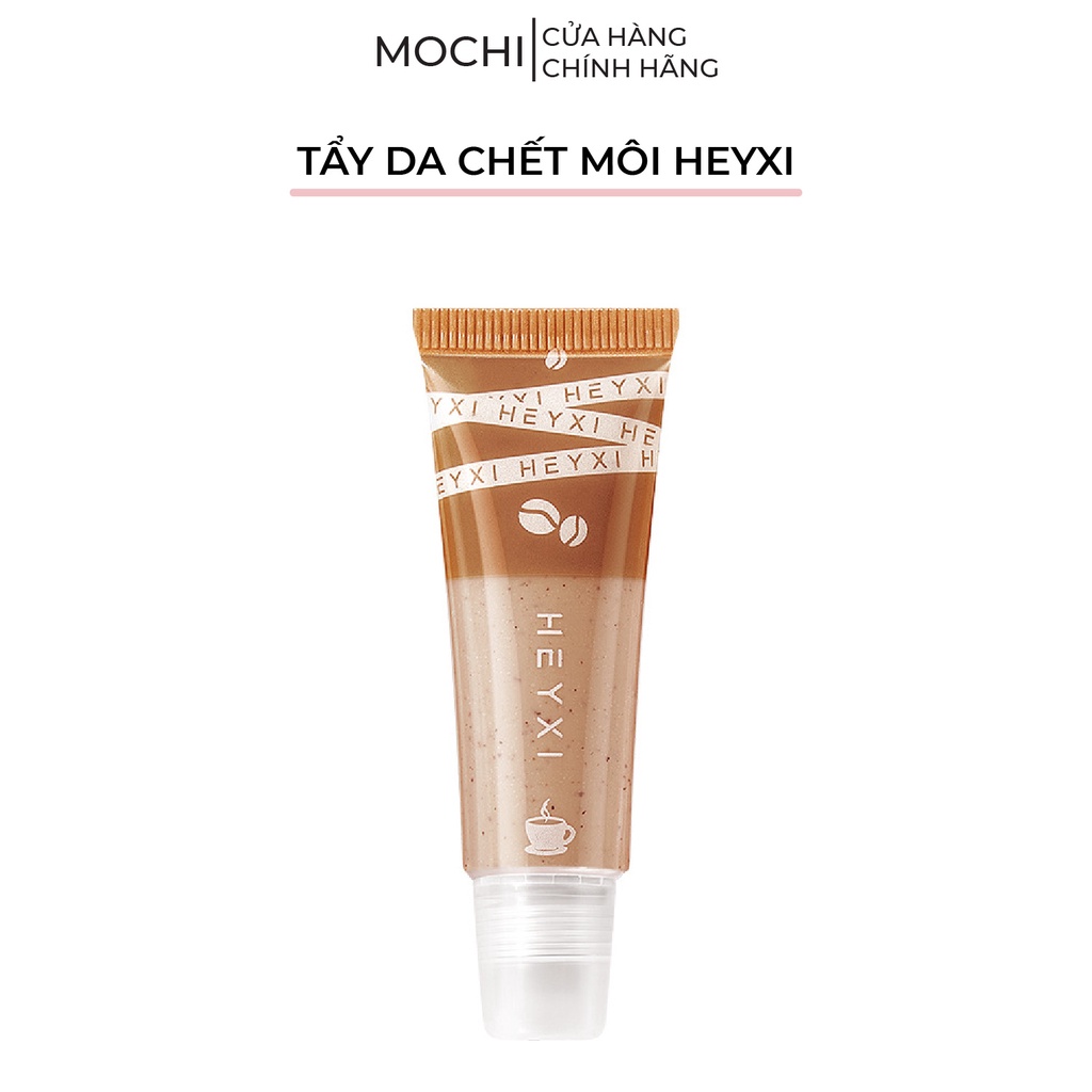 Tẩy Da Chết Môi Vị Café l Tẩy Tế Bào Chết Môi Lip Scrub HEYXI l Dưỡng Ẩm Da Môi Mềm Mịn MOCHI SHOP