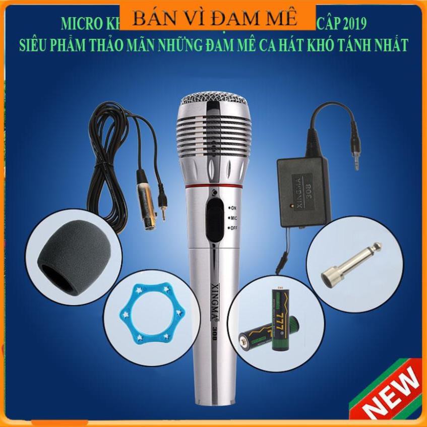 ✔️ Siêu sale - Hàng Chính hãng Bộ MIC Hát Karaoke Không Dây Đa Năng Giá rẻ - Dùng cho amly, loa kéo, loa trợ Giảng