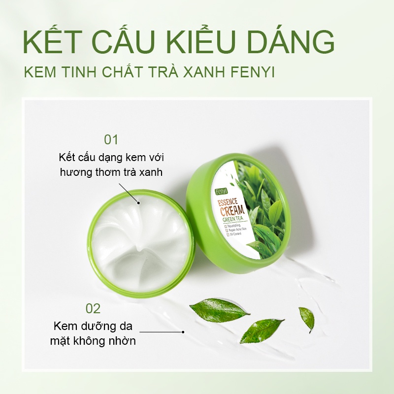 Fenyi Green Tea Face Cream Oil Control Moisturizing 40g