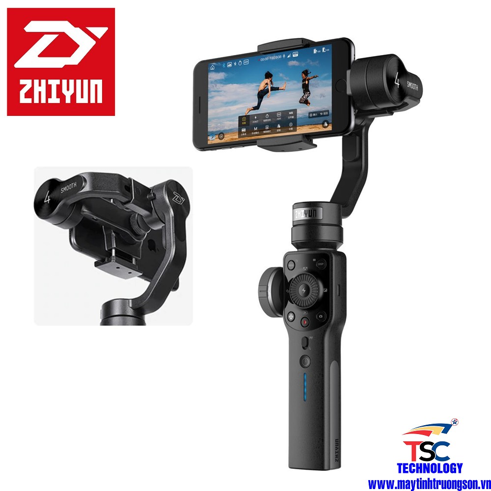 Gimbal Chống Rung Cho Điện Thoại Zhiyun Smooth 4 Bản Quốc Tế Bảo Hành 12 Tháng | BigBuy360 - bigbuy360.vn