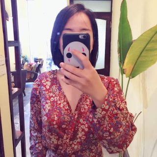 Áo sơ mi vạt chéo
