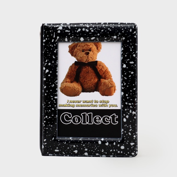 DAISO Collect Book Sách sưu tập 1P  màu đen/hồng dễ thương cho bé