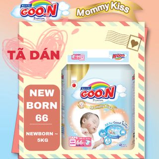 Tã dán GOO.N Mommy Kiss size NB66/ S62/ M56/ L48/ XL44
