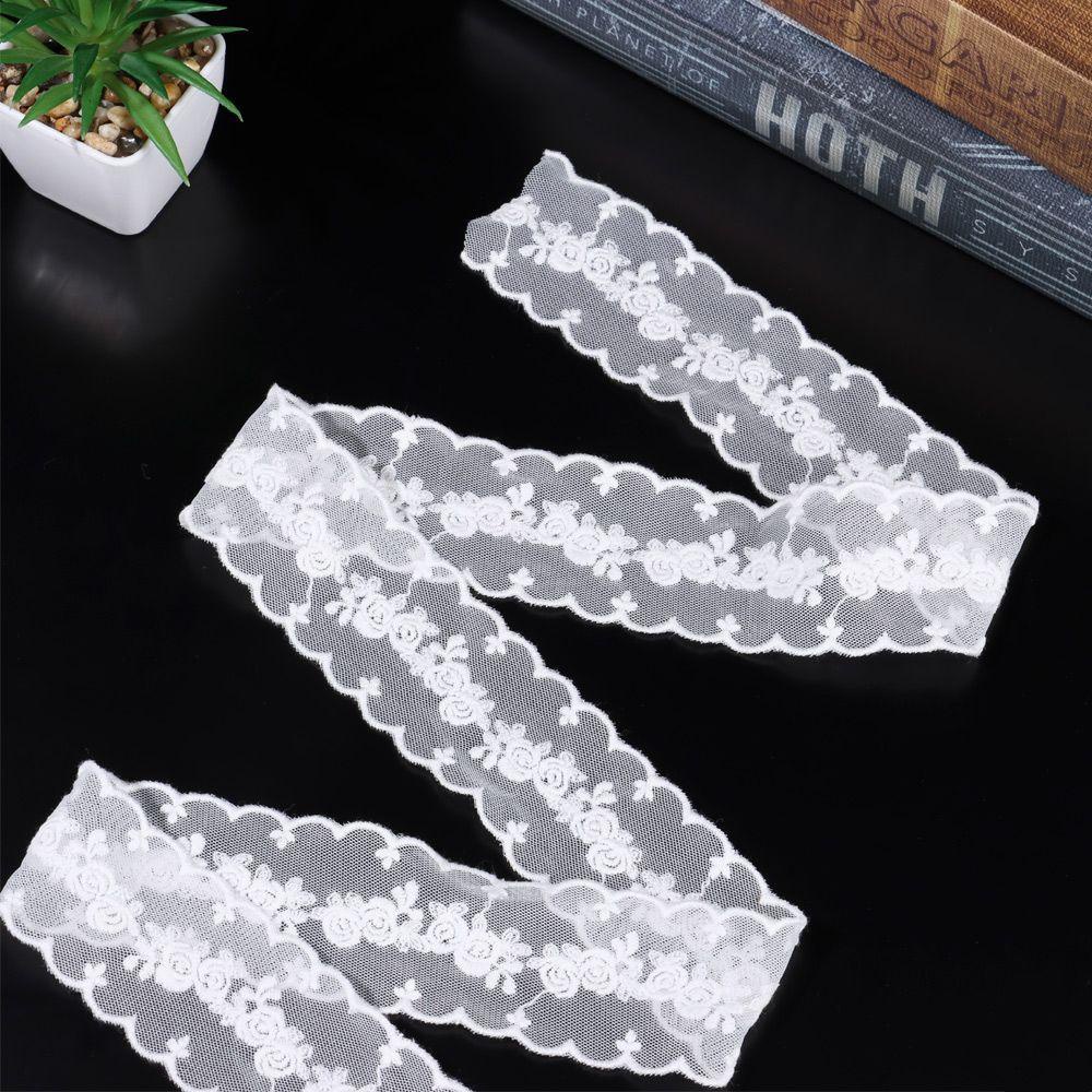 Ruy Băng Ren Co Giãn Màu Cầu Vồng Chất Lượng Cao Dùng May Quần Áo Búp Bê Đồ Chơi DIY