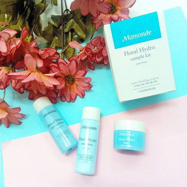 Bộ dưỡng da Mamonde floral hydro sample kit