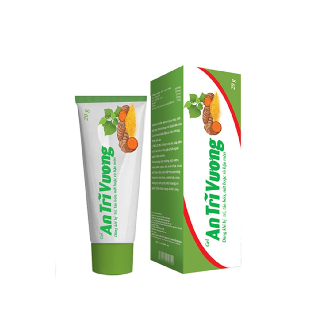 AN TRĨ VƯƠNG 20g - Gel bôi giảm đau rát , nứt kẽ hậu môn, co hồi búi trĩ