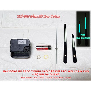 Máy đồng hồ KIM TRÔI Cao Cấp EHQ WELLGAIN – Kim DẠ QUANG – Bảo hành 1 Năm – Tặng Pin Maxell.