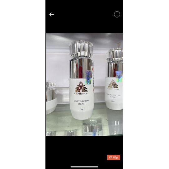 Bộ nám _mụn_ gimi_luxury bản nâng cấp sữa rửa mặt . kem dưỡng ngày. kem chống nắng .Serum tối. Kem mờ nám đêm.