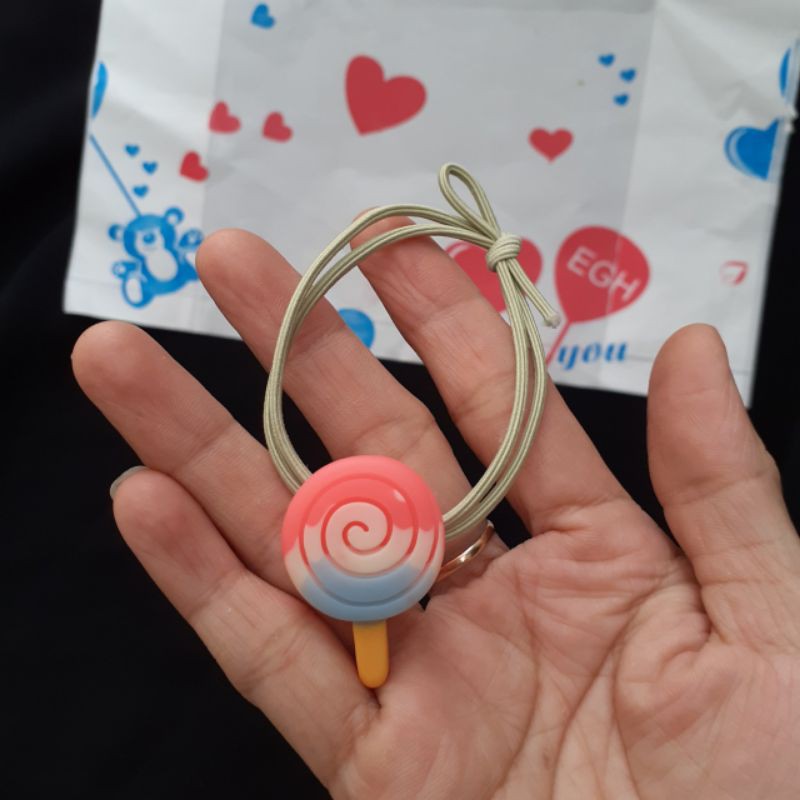 Dây cột tóc hình que kem kute