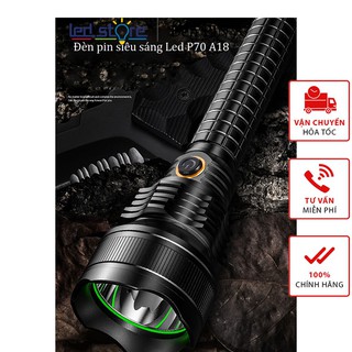 Đèn pin siêu sáng led p70 a18 - chiếu xa đến hàng trăm mét
